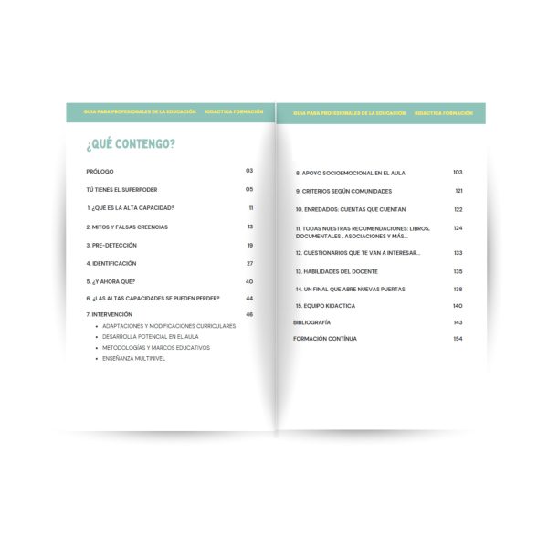 Guía para Profesionales de la Educación "Lo que no te contaron sobre la Alta Capacidad" - Imagen 2